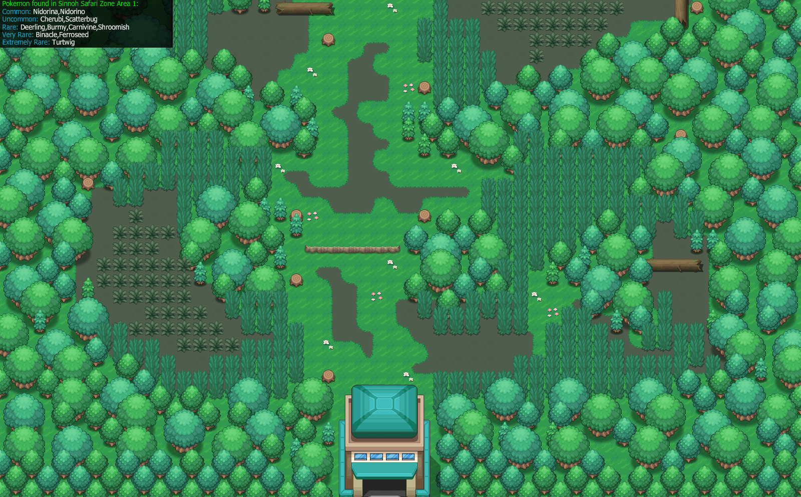 Safari Sinnoh - Zona 1